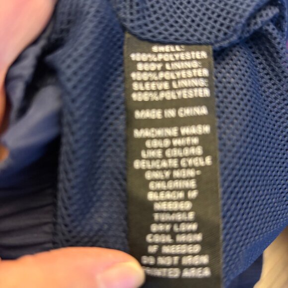 Pro Tour Cool Play Mens Large L Golf Pullover Navy Blue Long Sleeve V Neck NEW - Picture 8 of 10